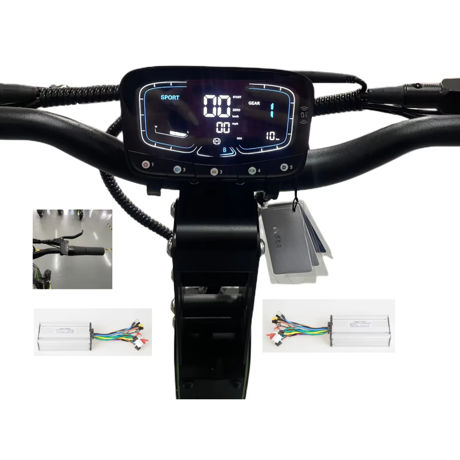 Men Accessories App - Aksesoris Skuter Listrik 52v60v72v 30A35A45A Kit