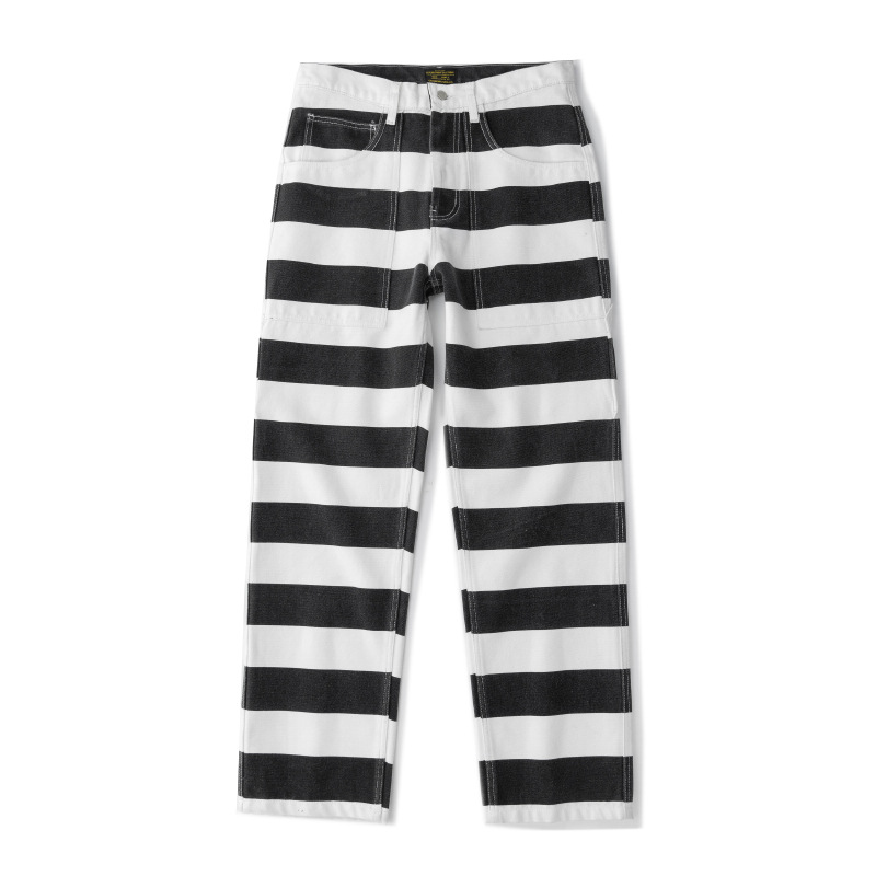 Men'S Accessories For Jeans - Celana Kerja Bergaris Kelas Berat 16Oz