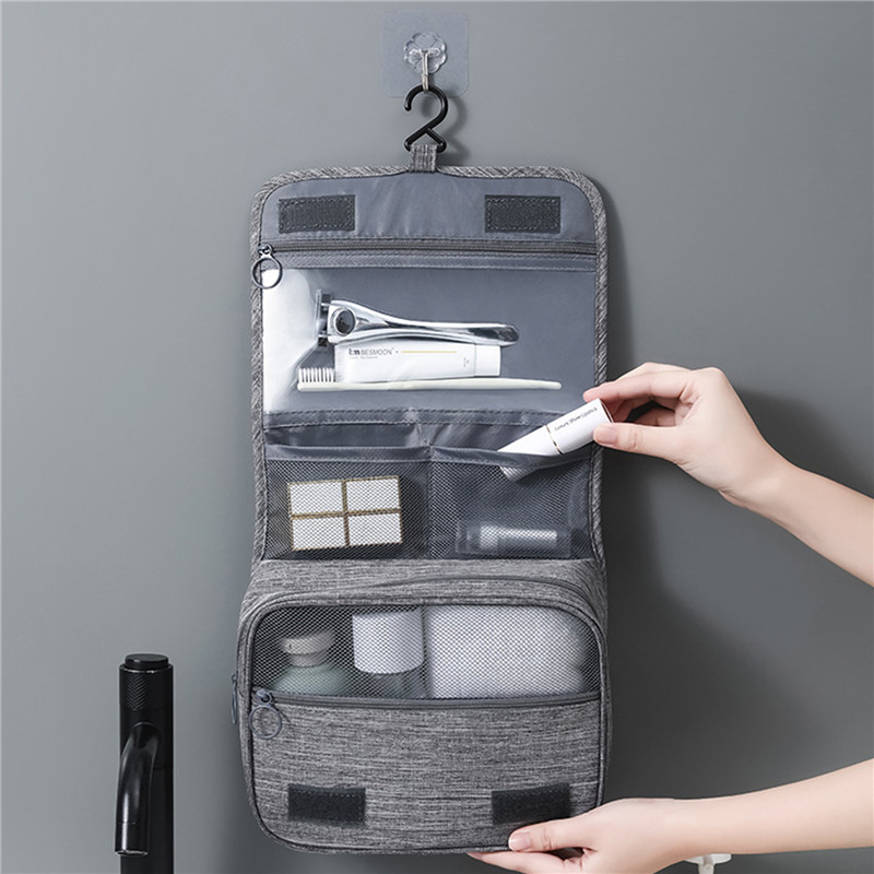 Men'S Accessories Organizer For Wardrobe - Tas perlengkapan mandi kosmetik besar gantung
