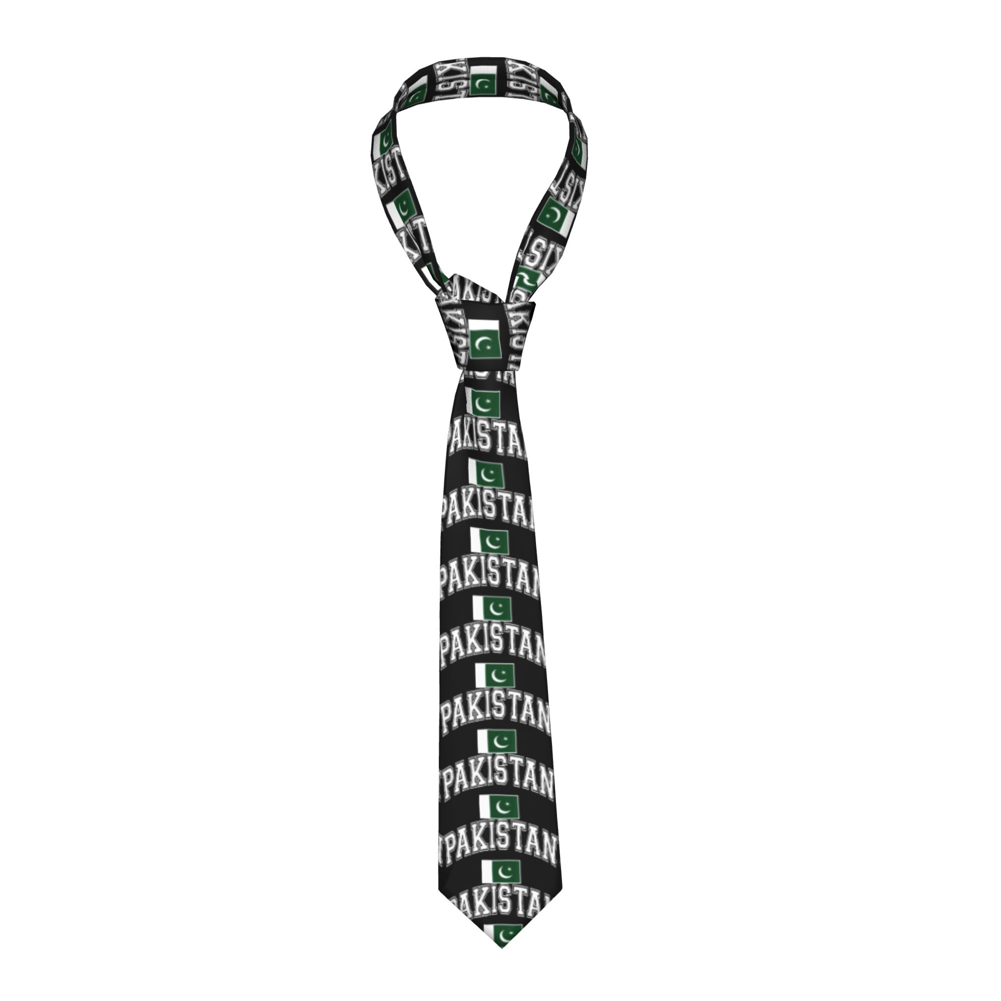 Men Accessories In Pakistan - Dasi Bendera Pakistan Dasi Leher Santai