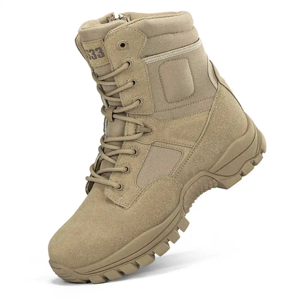 Men Accessories Tips - Sepatu boot kulit asli antiselip, sepatu