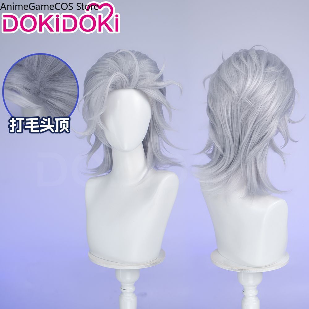 Men Accessories In Silver - Wig Cosplay Anime Record Of Ragnarok
