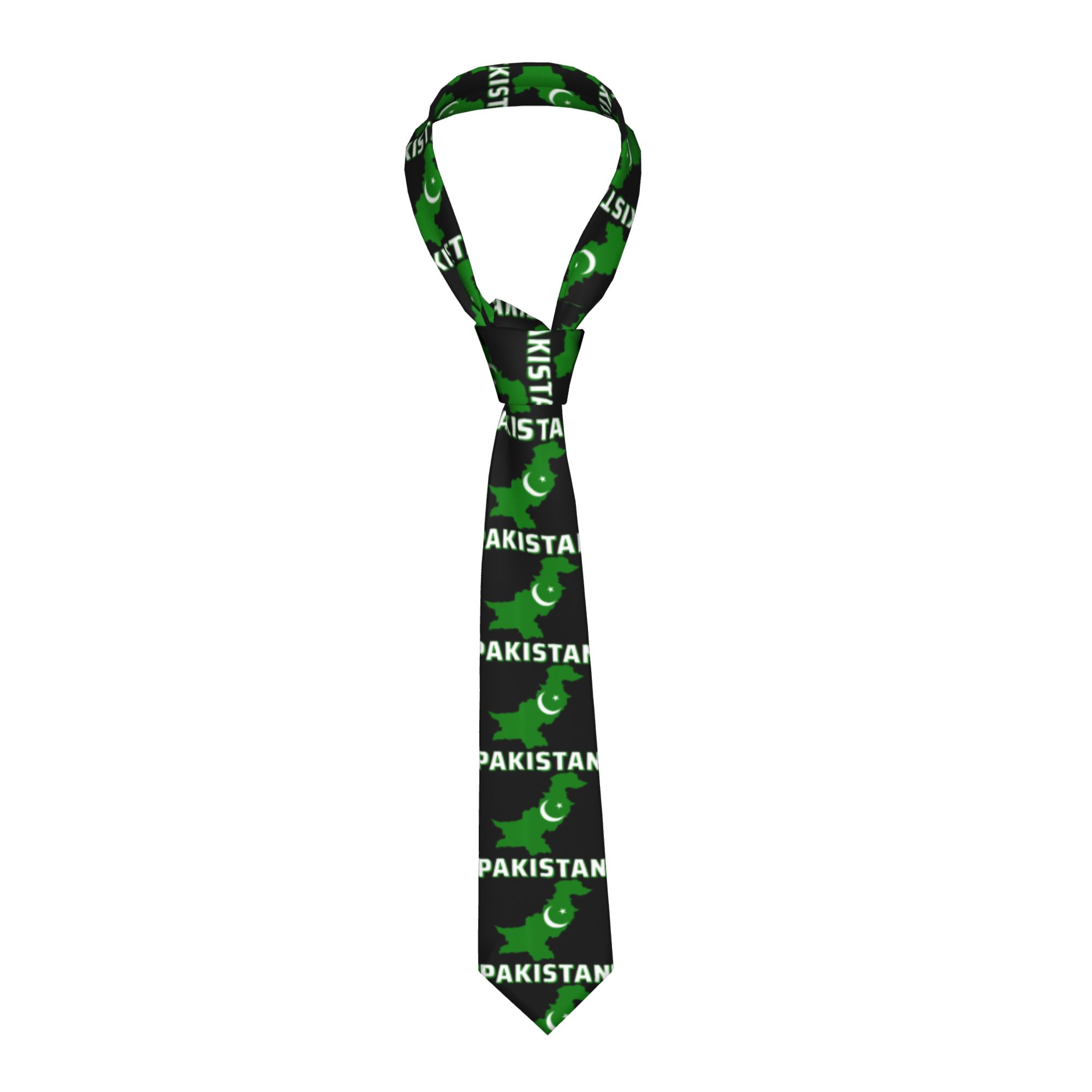 Men Accessories In Pakistan - Dasi Pria Bendera Pakistan Patriotik Arab
