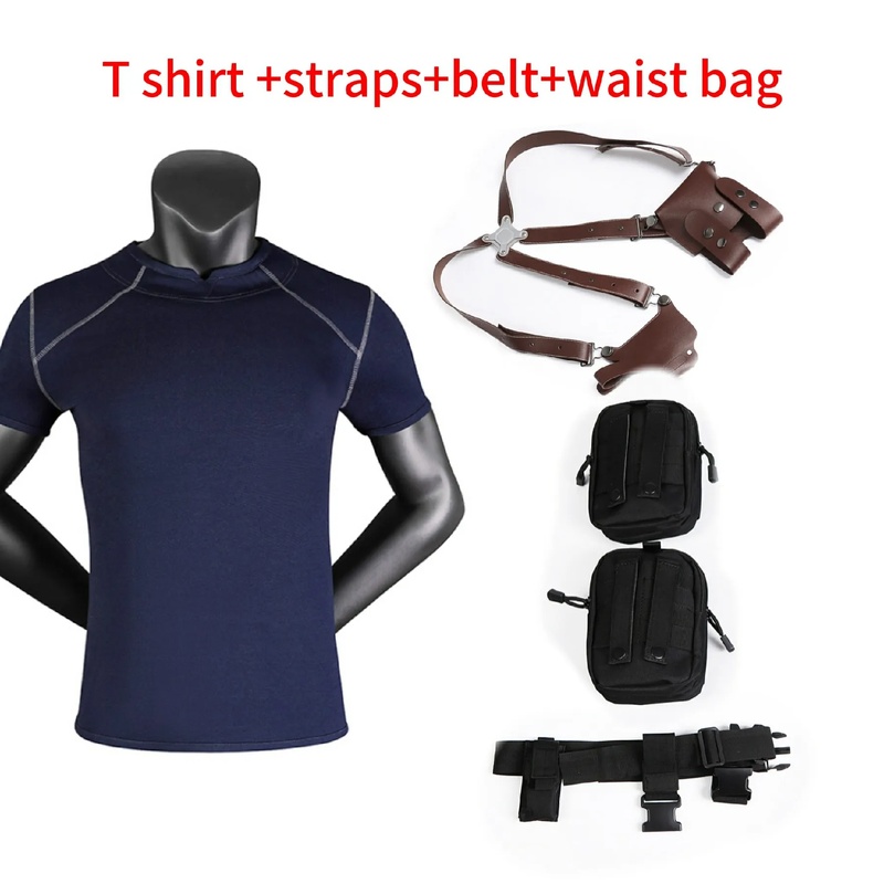 Men Accessories Look - ♥ Kostum Cosplay Leon Kennedy Baru