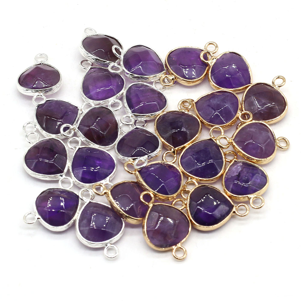 Men Accessories Jewellery - 2 Buah Konektor Batu Alam Jimat