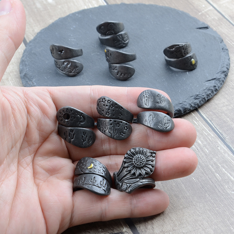 Men Accessories Ring - Aksesoris DIY Amazon lintas batas, cincin