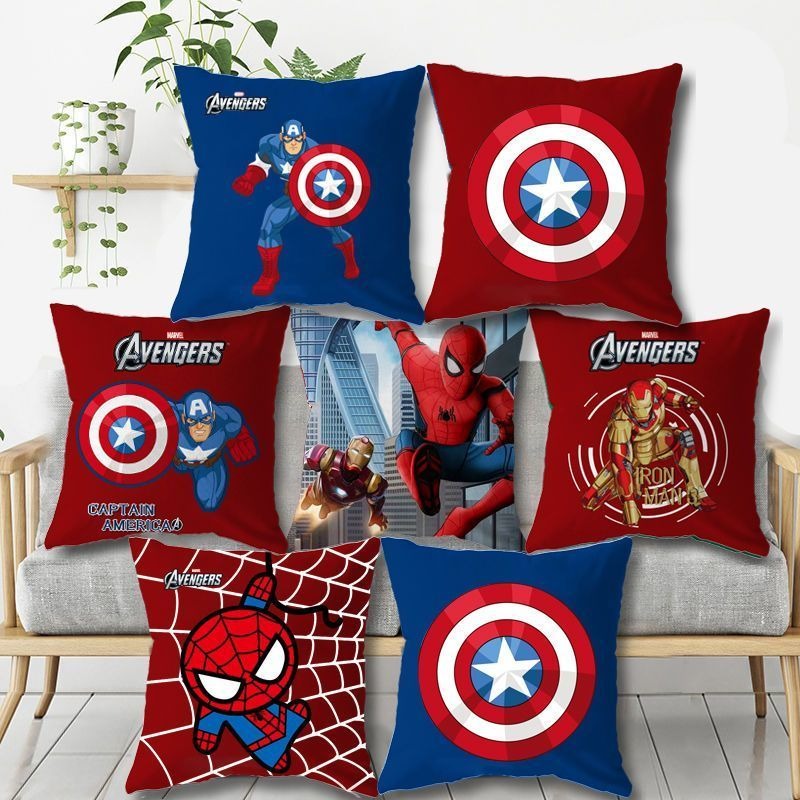 Men Accessories Look - Bantal Persegi Animasi Kartun Marvel Avengers