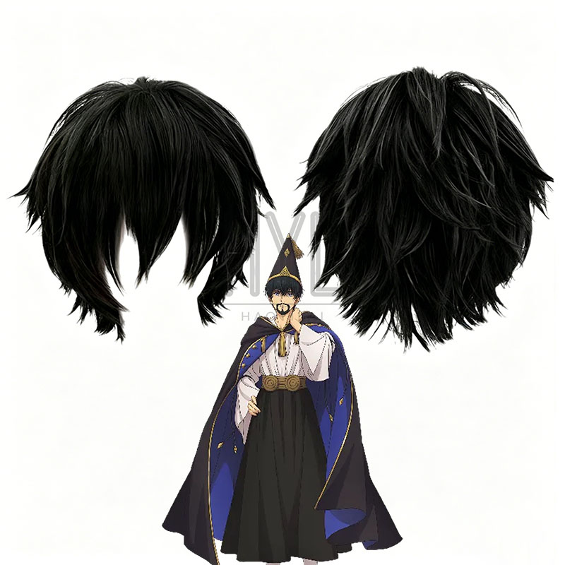 Men Accessories Look - Wig Cosplay Anime Witch Hat Atelier