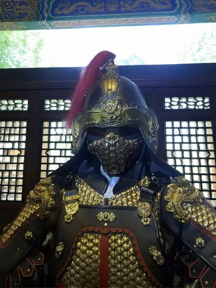 Men Accessories Hat - Helm Armor Asli Pria Dinasti Ming