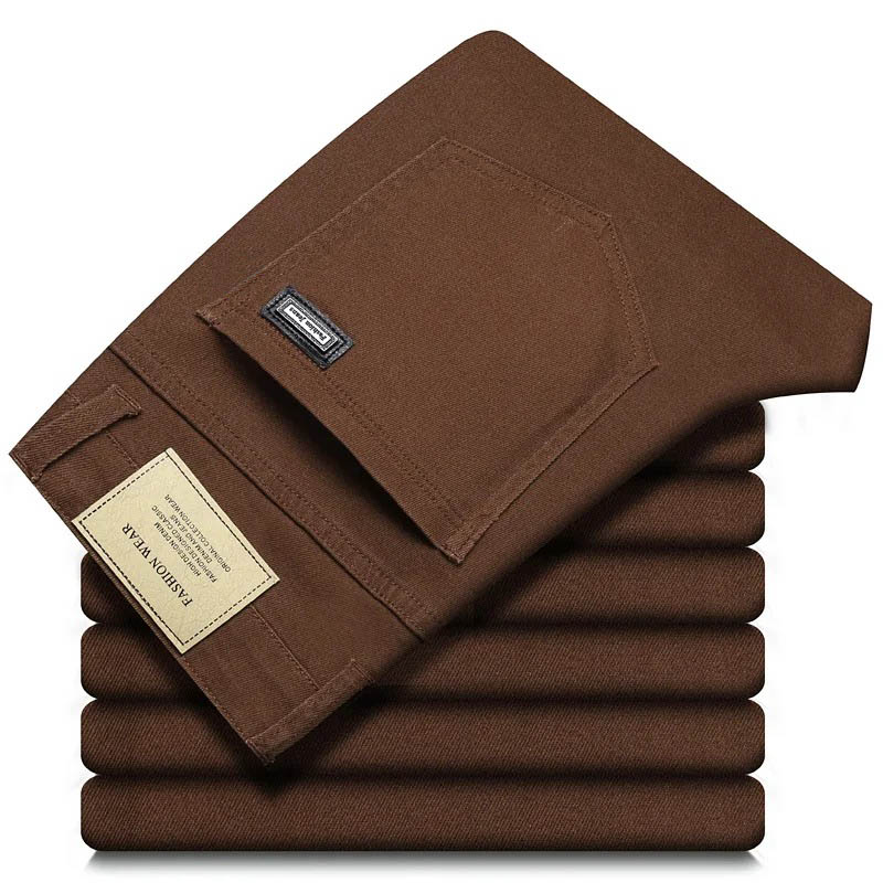 Men'S Accessories For Jeans - Celana Denim Melar Kasual Bisnis Lurus