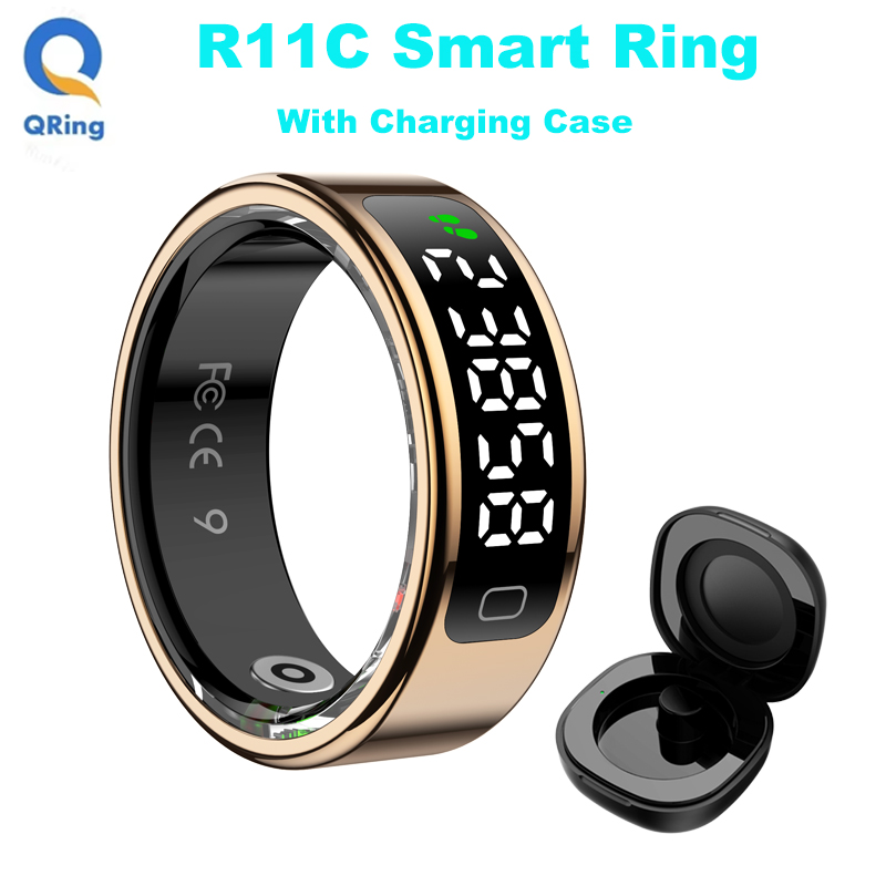 Men Accessories Jewellery - AMZMAX R11C Tampilan Layar Cincin Pintar