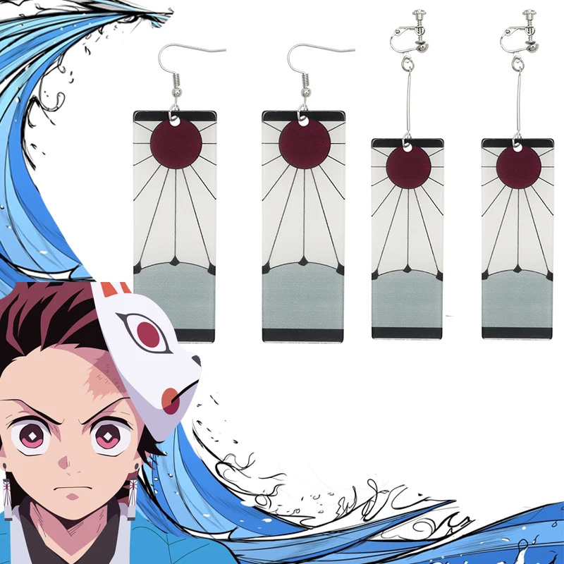 Men'S Accessories Drop Shipping - Anting-anting Akrilik Anime Slayer Kimetsu no