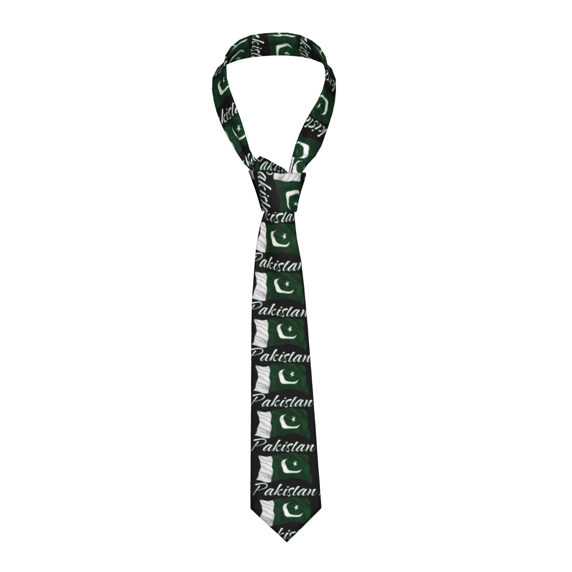 Men Accessories In Pakistan - Dasi Pria Bendera Pakistan Dasi Leher