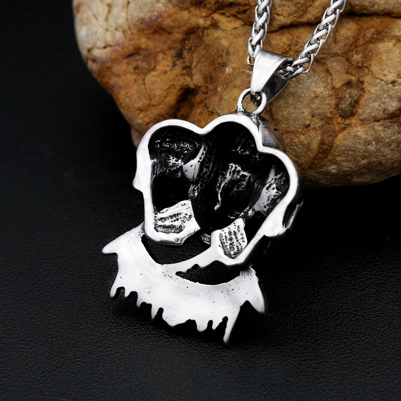 Kalung tengkorak gaya hip-hop  - Men Accessories Look ulasan dan harga