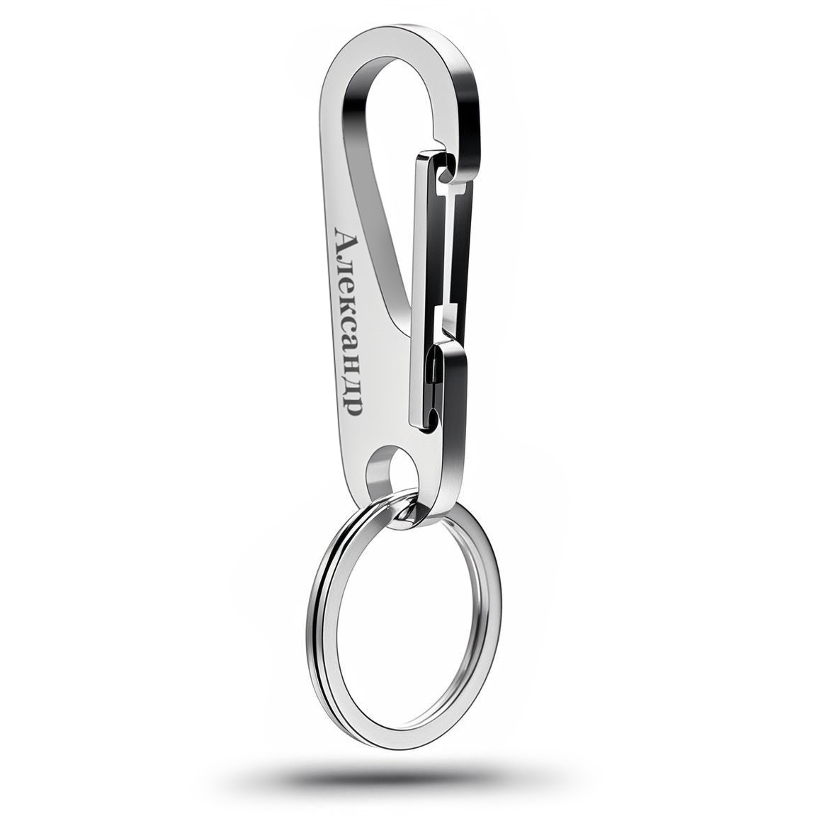 304 Gantungan Kunci Baja Tahan - Men Accessories In Silver ulasan dan harga