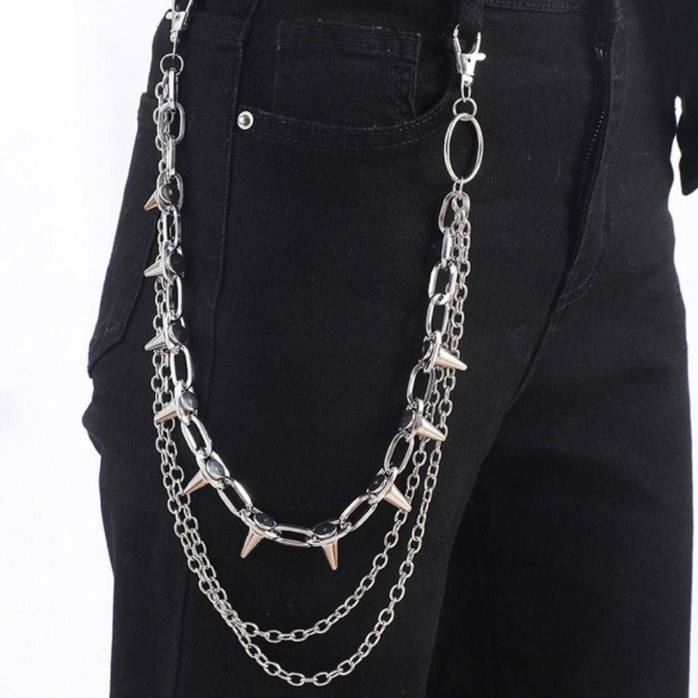 Rantai Pinggang Unisex Hip Hop - Men'S Accessories For Jeans ulasan dan harga