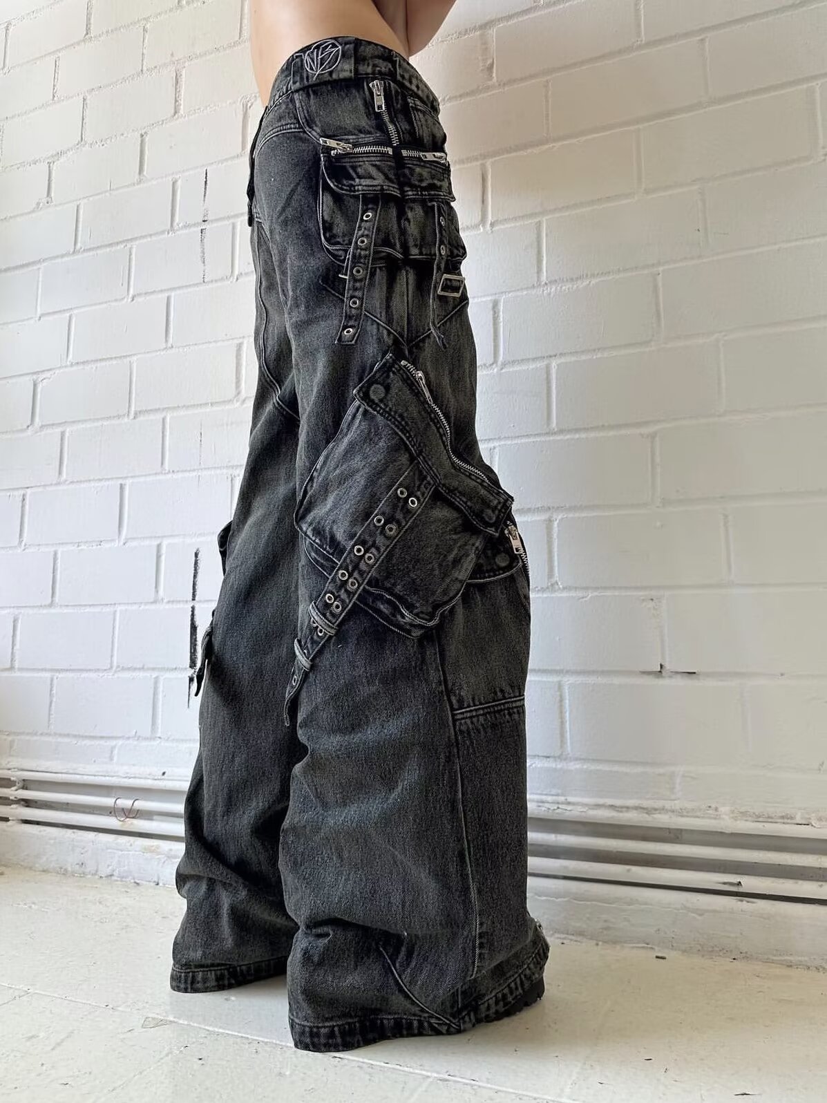 Celana Jeans Hitam Y2K Gothic  - Men'S Accessories For Jeans ulasan dan harga