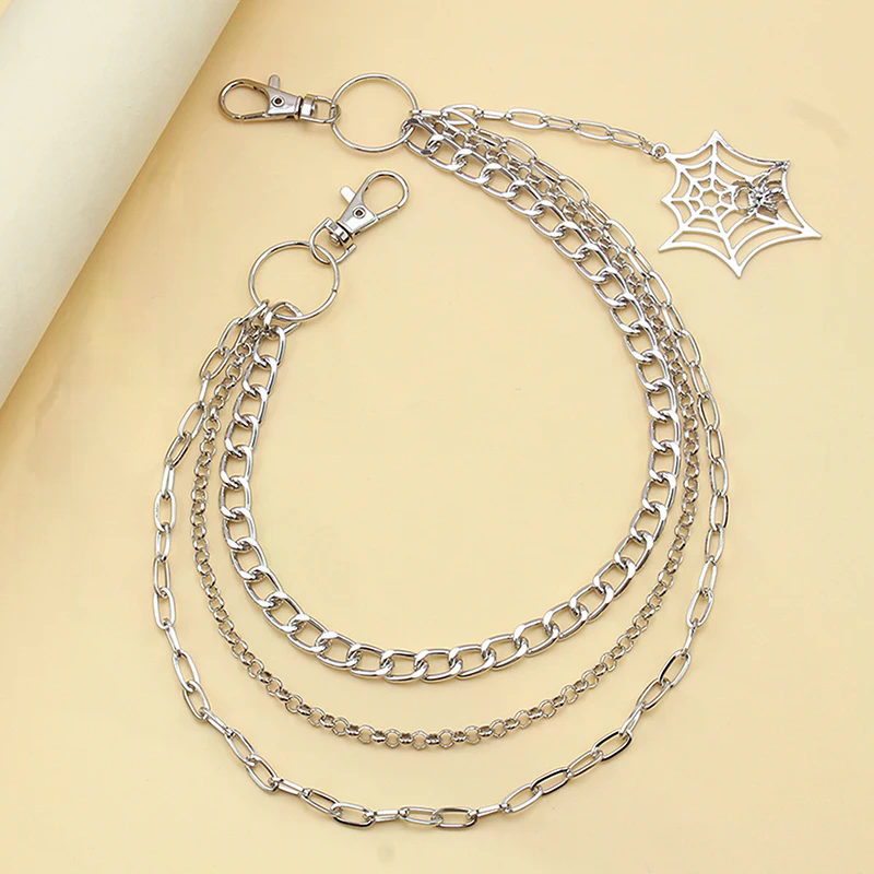Rantai Celana Punk Metal Fashi - Men'S Accessories For Jeans ulasan dan harga