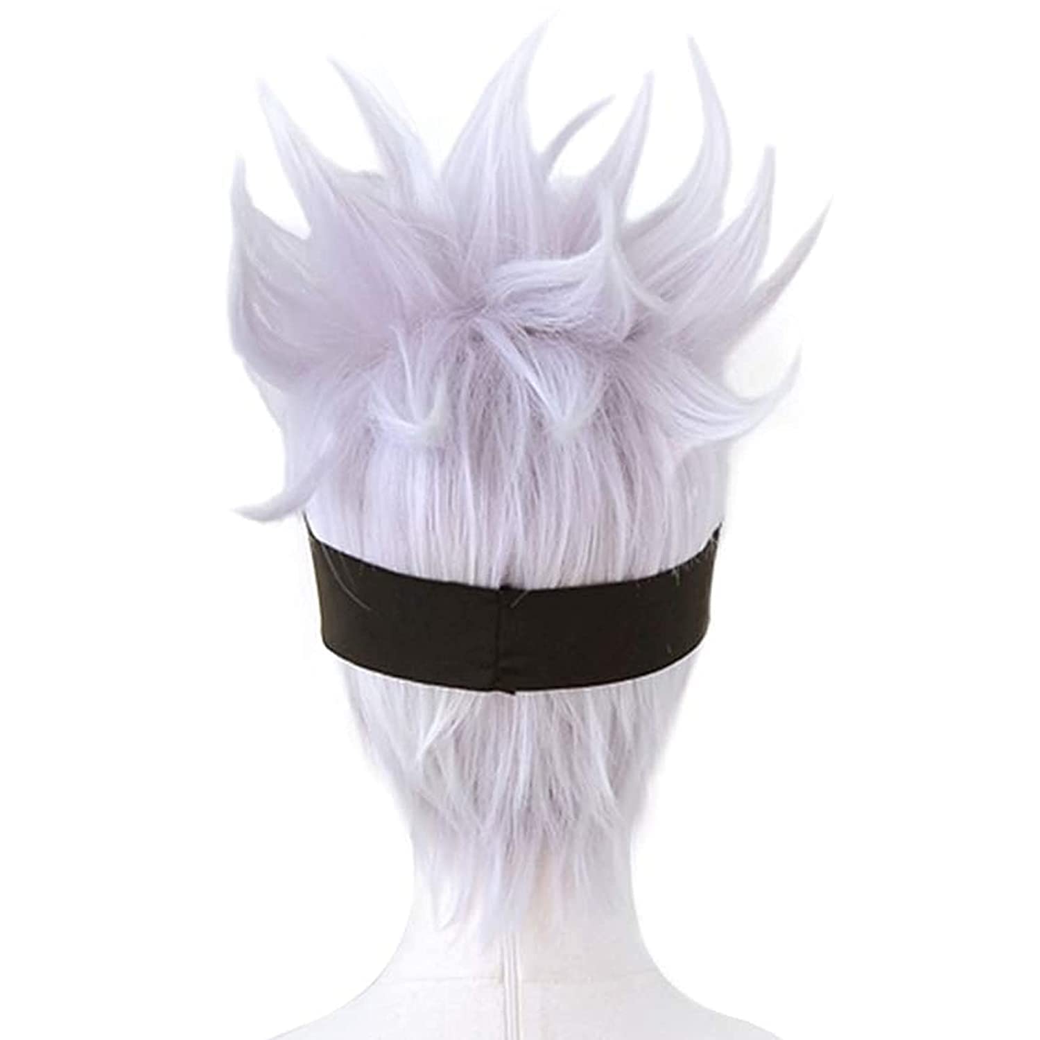 Wig Cosplay hitam + bergelomba - Men Accessories In Silver ulasan dan harga