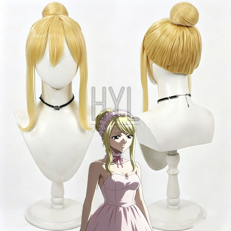Wig Cosplay Anime Lucy Heartfi - Men Accessories Look ulasan dan harga