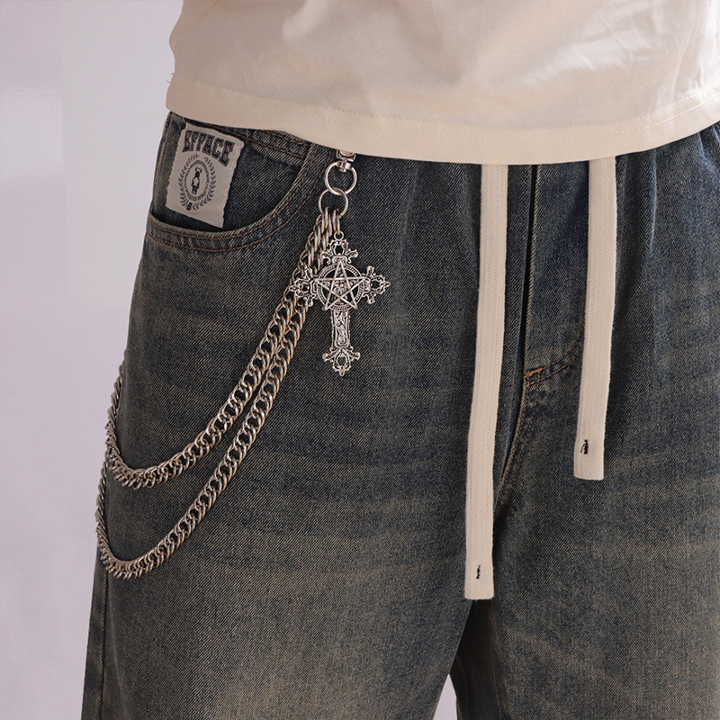 Rantai Celana Logam Punk Fashi - Men'S Accessories For Jeans ulasan dan harga