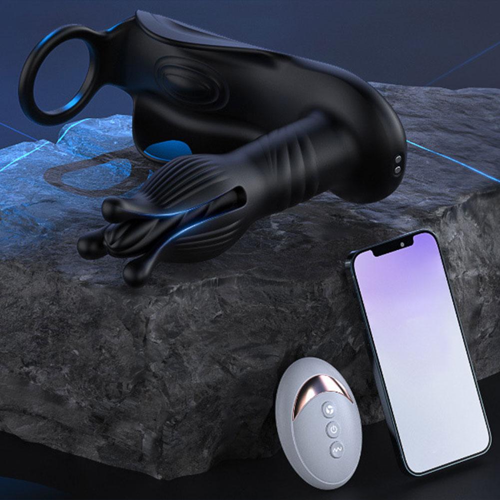 Vibrator Anal Plug Bluetooth N - Men Accessories App ulasan dan harga