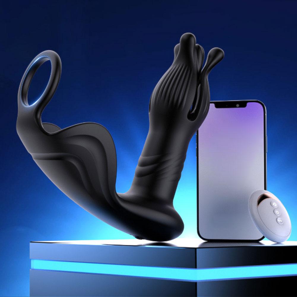 Vibrator Anal Plug Bluetooth N - Men Accessories App ulasan dan harga