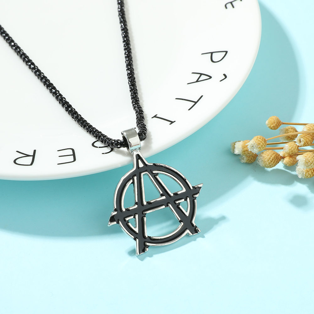 Kalung Logo Huruf A Simbol Fil - Men Accessories Necklace ulasan dan harga
