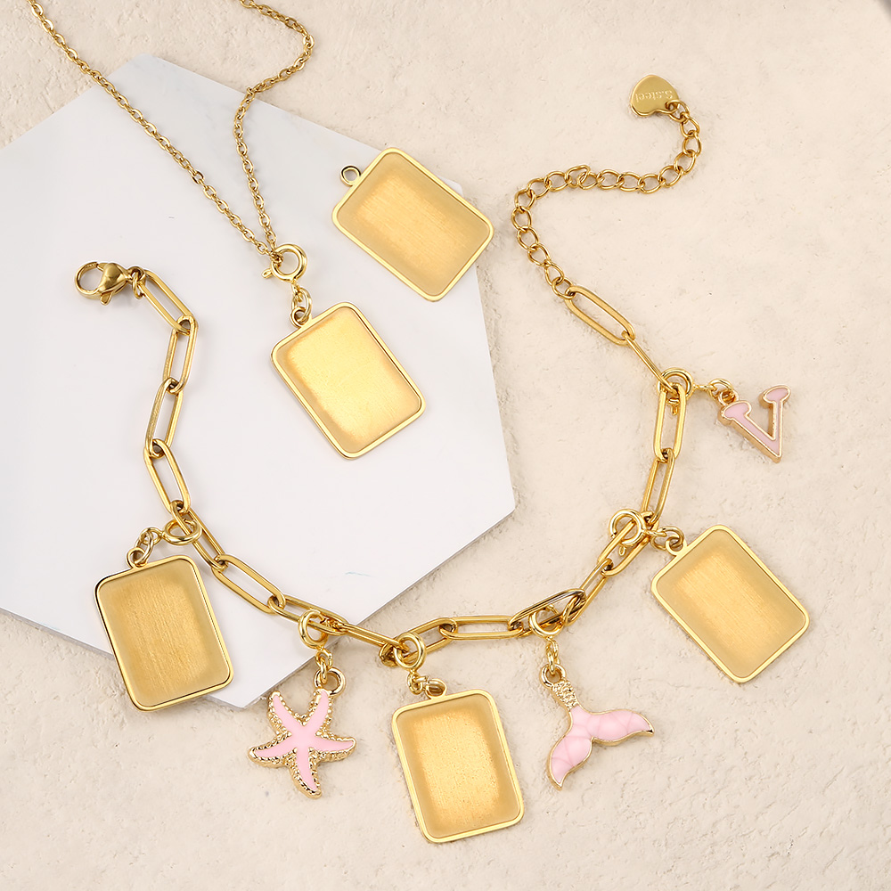 Kalung Liontin Bendera Huruf F - Men Accessories Bracelet ulasan dan harga