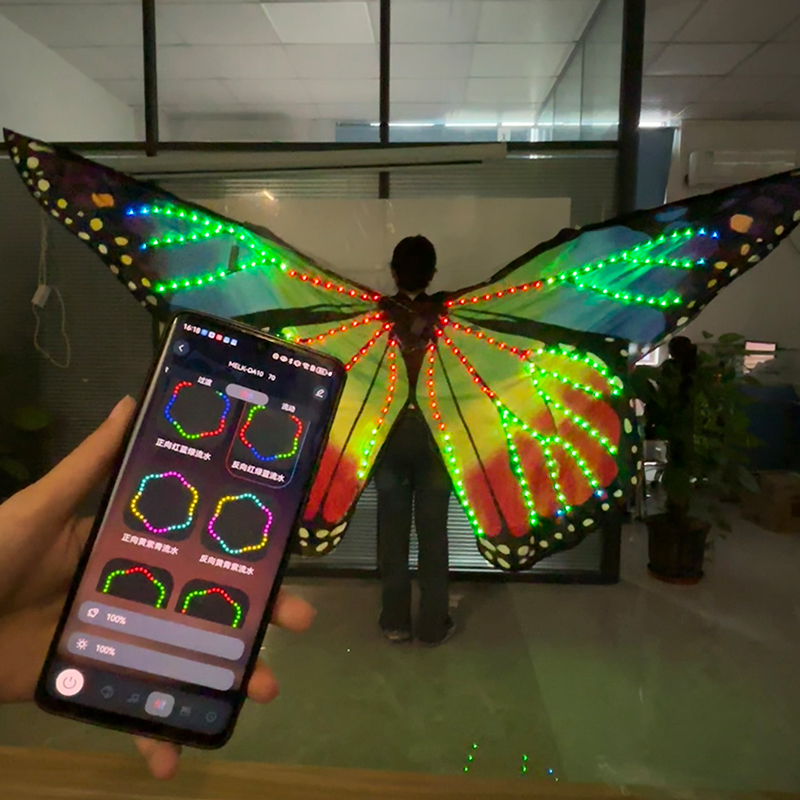Sayap LED Bluetooth APP Warna- - Men Accessories App ulasan dan harga