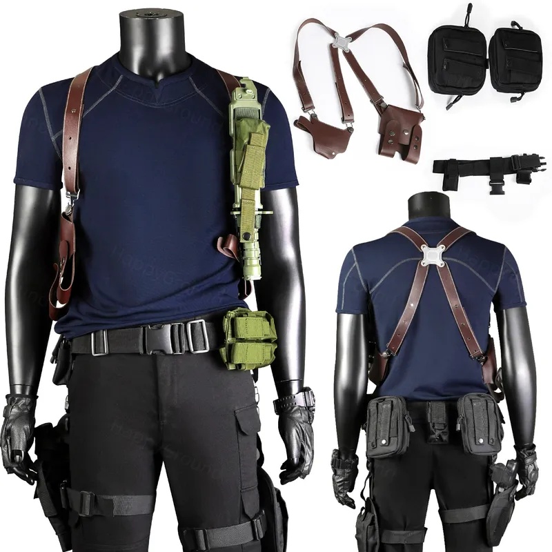 ♥   Kostum Cosplay Leon Kenned - Men Accessories Look ulasan dan harga