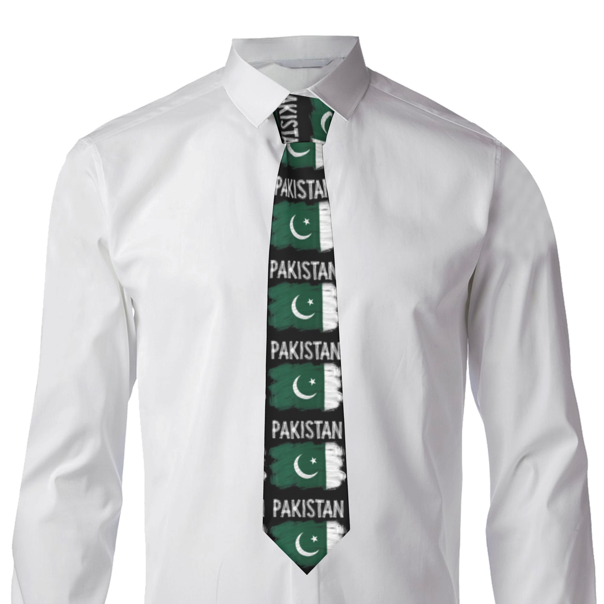 Dasi Bendera Pakistan Motif Ak - Men Accessories In Pakistan ulasan dan harga