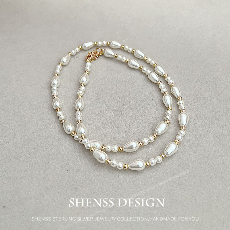 Kalung Tetesan Air Mutiara Imi - Men'S Accessories Drop Shipping ulasan dan harga