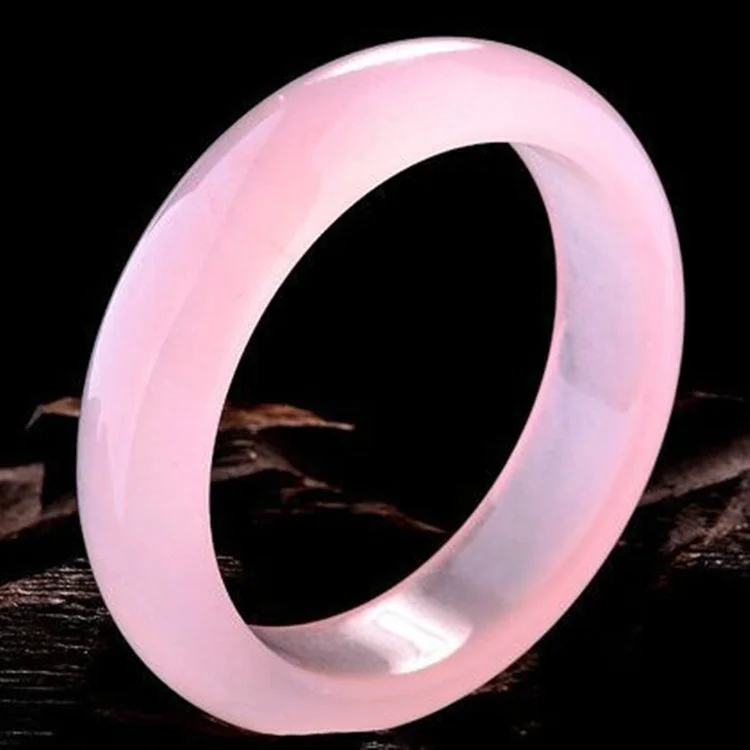 Asli Natural Pink Jade Bangle  - Men Accessories Bracelet ulasan dan harga