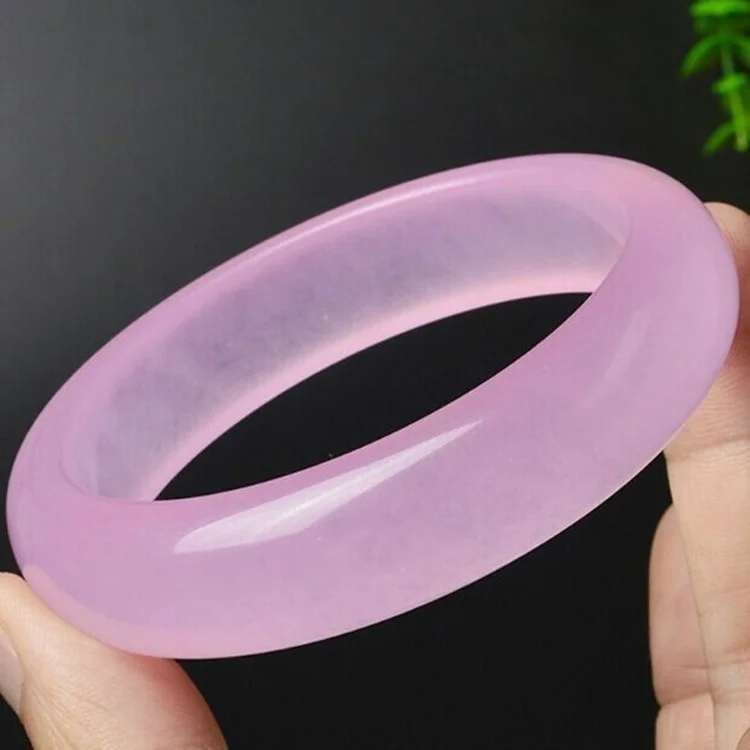 Asli Natural Pink Jade Bangle  - Men Accessories Bracelet ulasan dan harga