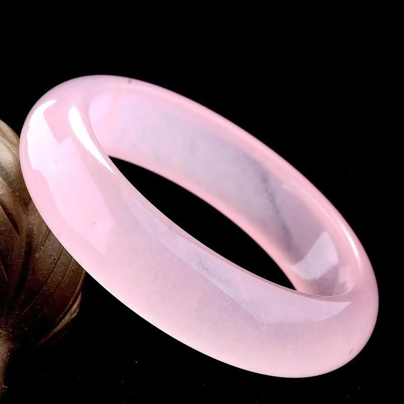 Asli Natural Pink Jade Bangle  - Men Accessories Bracelet ulasan dan harga