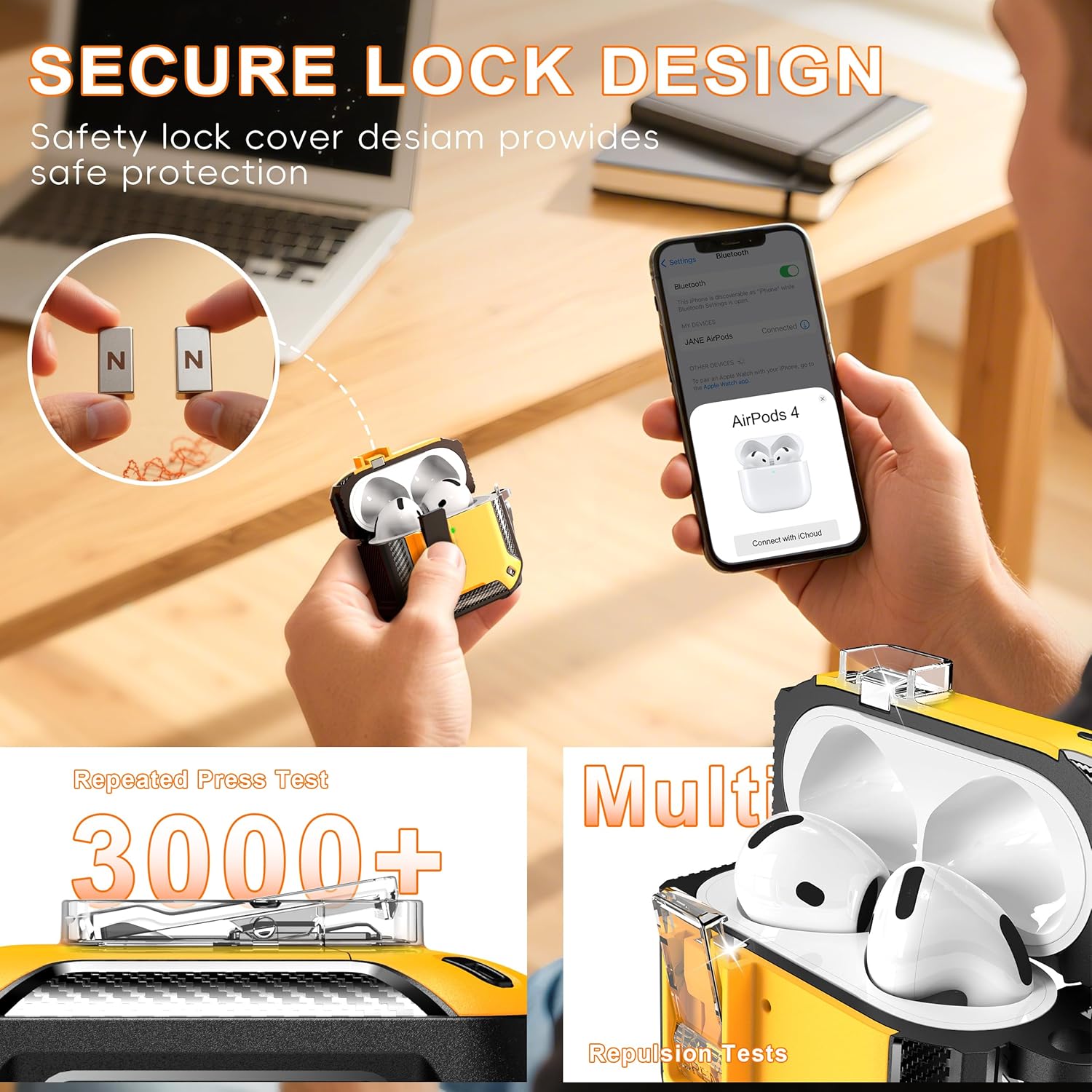 Untuk Casing AirPod 4 Elemen S - Men'S Accessories Drop Shipping ulasan dan harga