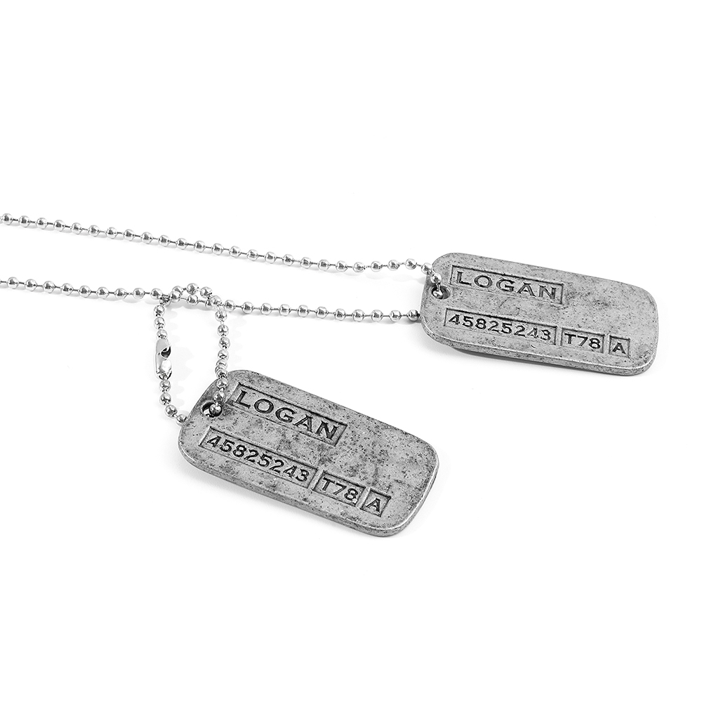 Kalung Kartu Militer X-Men Wol - Men Accessories Necklace ulasan dan harga