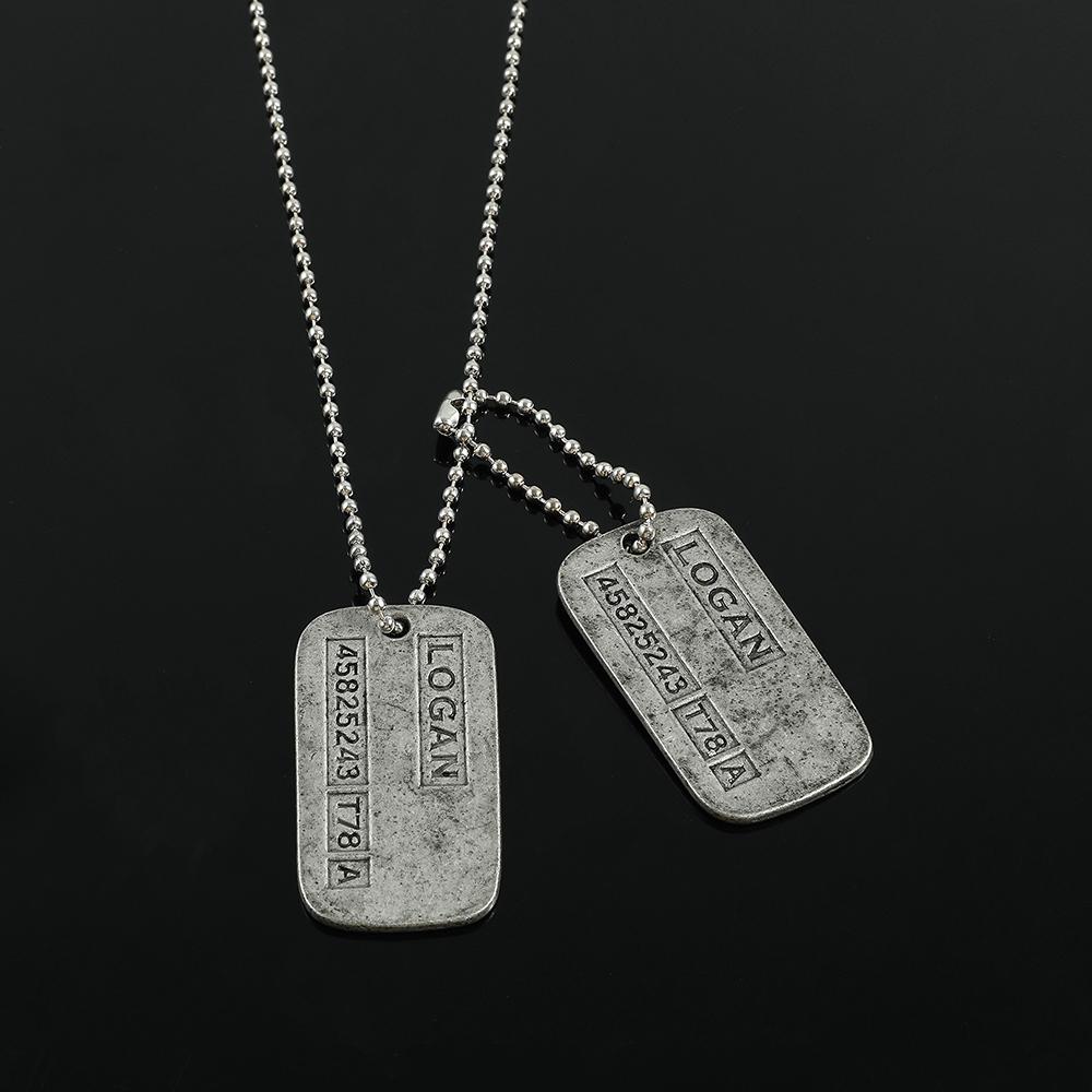 Kalung Kartu Militer X-Men Wol - Men Accessories Necklace ulasan dan harga