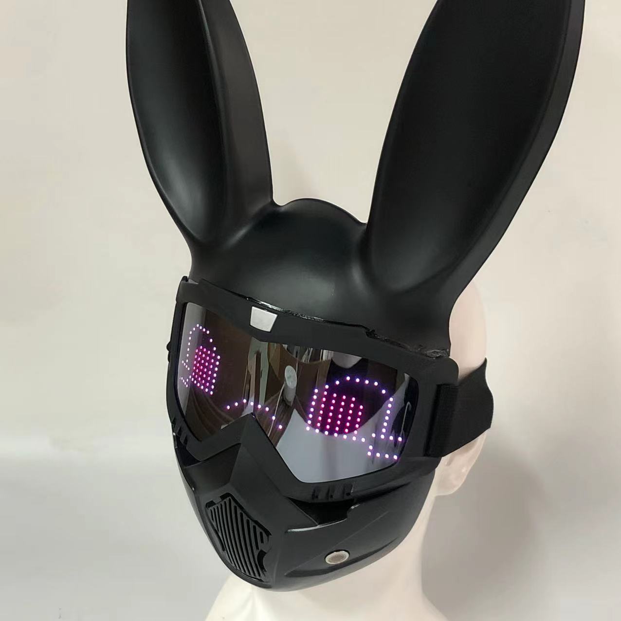 Topeng LED Halloween Bunny Gir - Men Accessories App ulasan dan harga