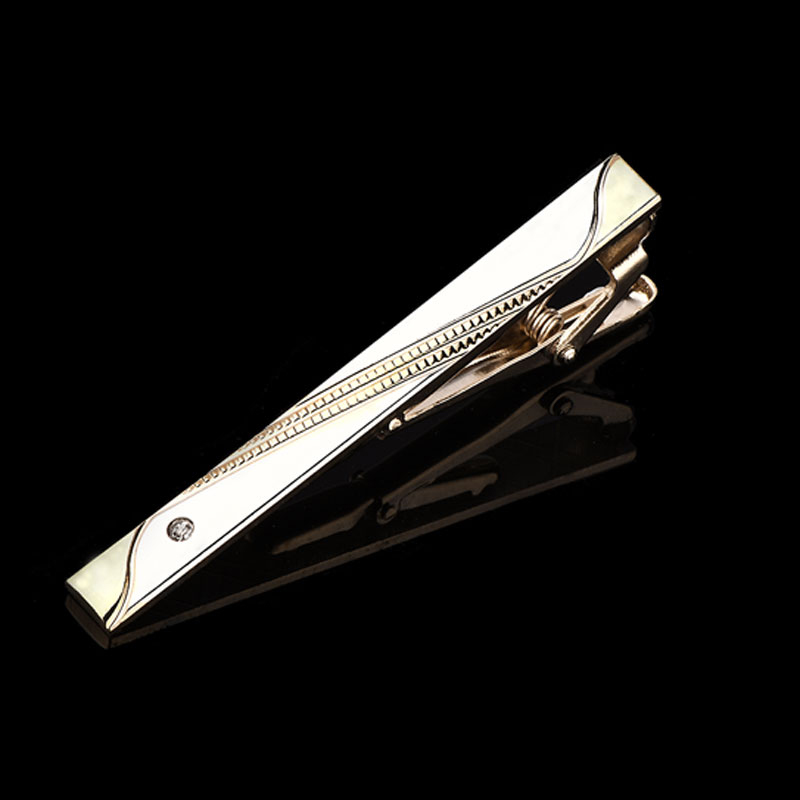 1 Buah Penjepit Dasi Pria Warn - Men Accessories In Silver ulasan dan harga