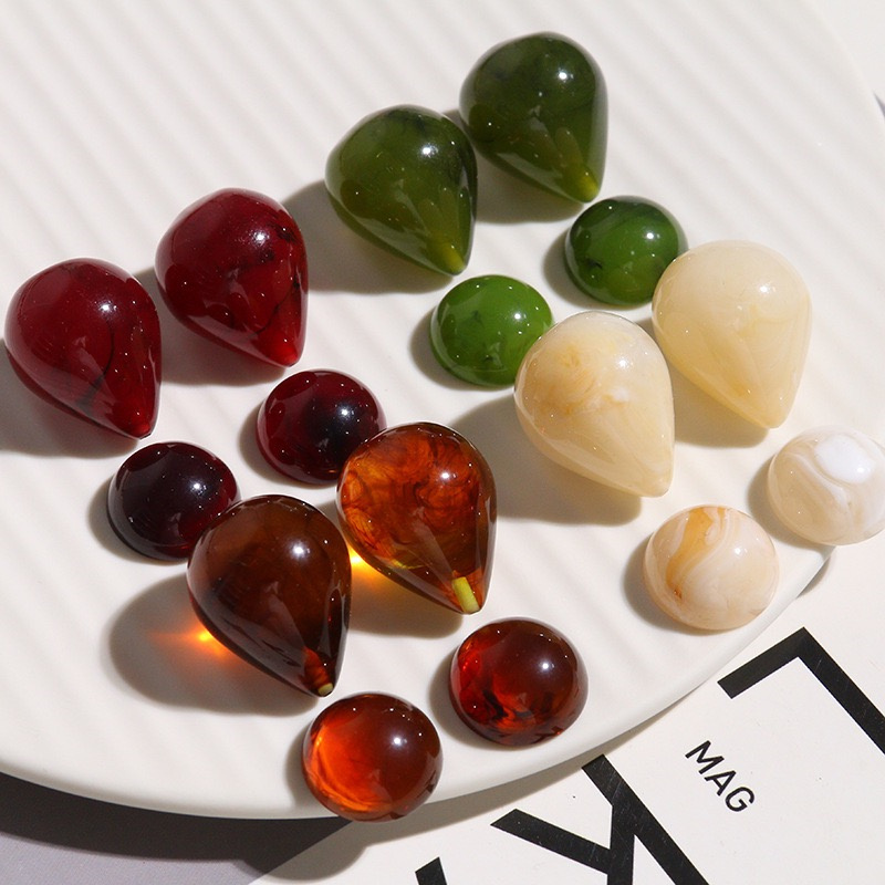 Manik-manik resin bentuk tetes - Men'S Accessories Drop Shipping ulasan dan harga