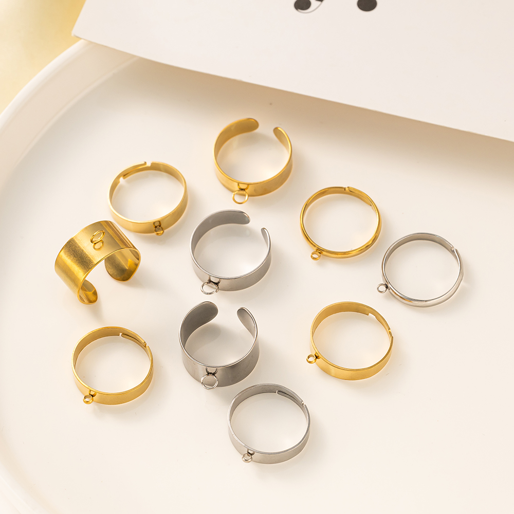 5 Buah/Lot Dasar Cincin Terbuk - Men Accessories Jewellery ulasan dan harga