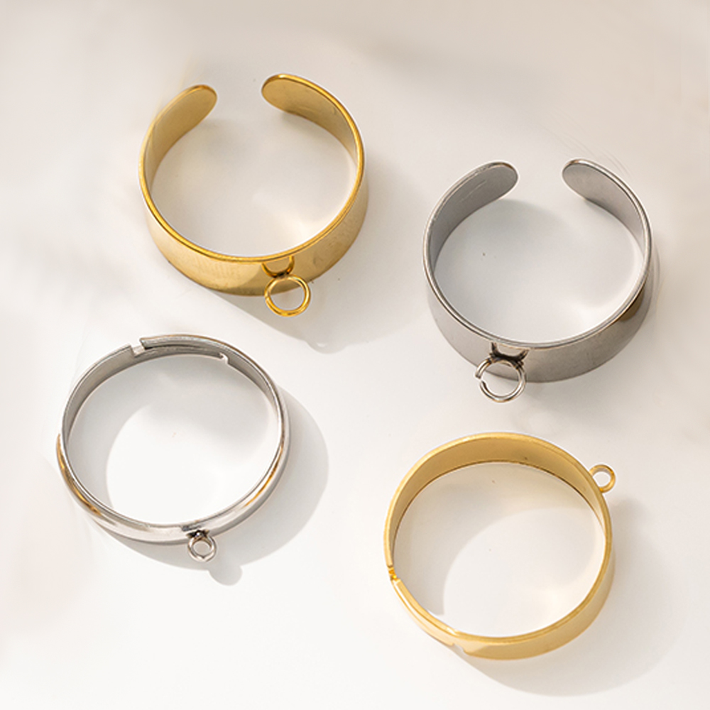 5 Buah/Lot Dasar Cincin Terbuk - Men Accessories Jewellery ulasan dan harga