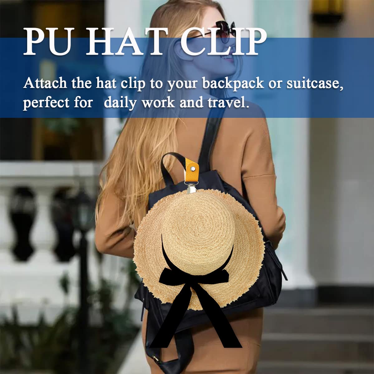 Penjepit Topi Kulit PU untuk P - Men Accessories For Beach ulasan dan harga